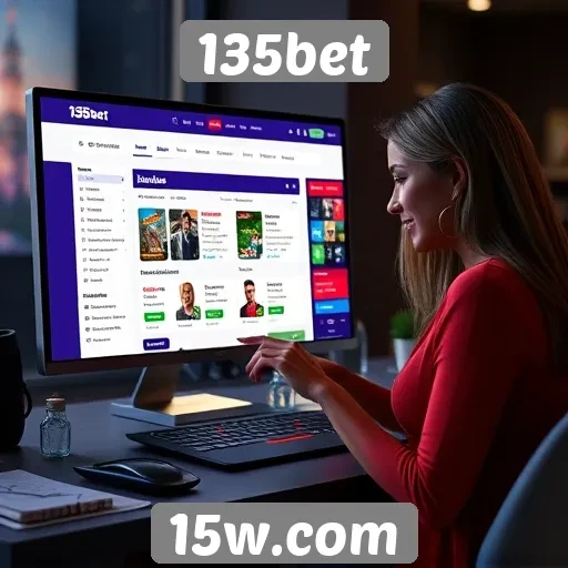 Experiência do usuário na interface do site 135bet